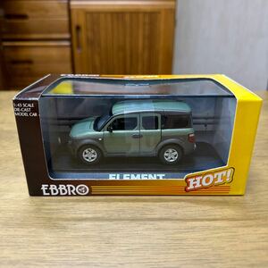 エブロ EBBRO 1/43 474 ホンダ エレメント ガラパゴスグリーン ミニカー 