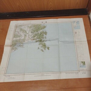 古地図　石巻　昭和37年　宮城県石巻市　検） 戦前明治大正古書和書古文書古本OK−