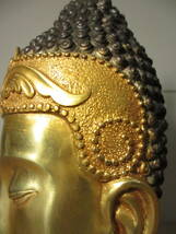 渡金仏　タイ・ネパール　胸像　高さ 約３７ｃｍ　仏教美術_画像8