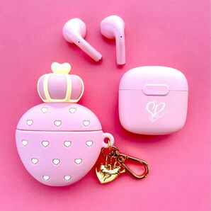 Strawberry Wireless Earphone ワイヤレスイヤホン イヤホン すとぷり