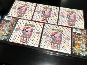 151 5BOX シュリンク付き　シャイニートレジャー 2BOX シュリンク付き　ポケモンカード 