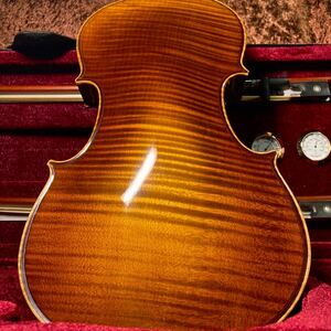  single board tiger eyes f Ray mmei pullback atelier made hand made violin 4/4 size Special class beautiful .f Ray m Maple material use item accessory great number 