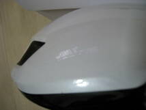 トレック　最新モデル　(旧ボントレガー　Bontrager)　バリスタ　MIPS ホワイト　TREK Ballista グローバル　L　エアロヘルメット　中古品_画像6