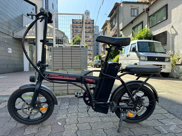 ひねちゃ　めっちゃ速　フル電動　モペット 36v6ah リミッターカット 折り畳み電動自転車