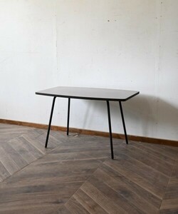  Tendo Mokko 50~60 годы Vintage железный Cafe стол Old небо .japa потребности современный боковой стол 