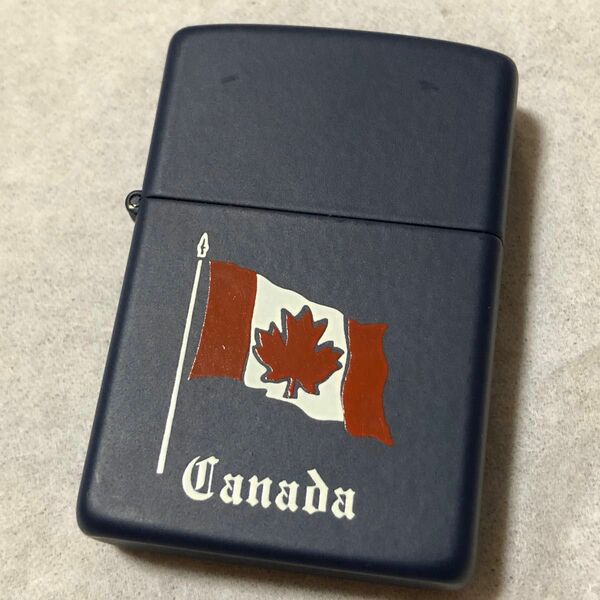 ZIPPO カナダ国旗　マットネイビー