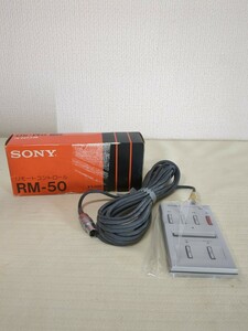 SONY TC-K series for wired remote control RM-50 operation not yet verification 