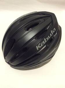 OGK KABUTO REEZA-2 M/Lサイズ ヘルメット ロードバイク 自転車　カブト　黒　スレ補修済み