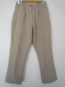 axesquin* trekking pants outdoor waist rubber beige L* free shipping 