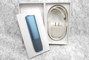 【中古】IQOS ILUMA ONE アイコス イルマ ワン アズールブルー 青 本体 電子タバコ(PCA1201-2)