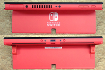 【中古 良品】任天堂 Nintendo Switch 有機ELモデル Joy-Con マリオレッド HEG-S-RAAAA 本体 付属完品(PEB115-1)_画像4