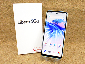 【中古 美品】SIMフリー ワイモバイル Libero 5G II A103ZT ホワイト 4GB 64GB スマホ Android ZTE 本体 制限〇 一括購入(PDA581-1)