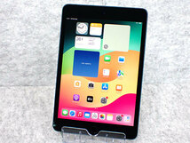 【中古 美品】SIMロック解除 Softbank iPad mini 5世代 Cellular 64GB スペースグレイ MUX52J/A SIMフリー 本体 制限〇 一括購入(PDA872-1)_画像1