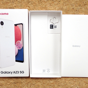 【新品 未使用】SIMフリー docomo Galaxy A23 5G SC-56C ホワイト 白 サムスン Android スマホ 本体 制限〇 一括購入(PDA189-4)の画像4
