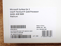 【中古 美品】Surface Go 3 Model:1901 8V6-00015 2021年 10.5インチ [Windows 11 Home/Pentium Gold 6500Y/4GB/64GB] 本体(PEA352-1)_画像10
