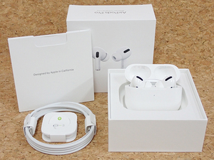 【中古 美品】Apple 純正 AirPods Pro MagSafe対応 MLWK3J/A 本体 付属完品(PEA508-1)