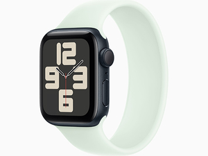 【新品 未開封】Apple Watch SE 第2世代 GPS 40mm ミッドナイトアルミニウムケース と ソフトミントソロループ サイズ1(PEA587-1) 