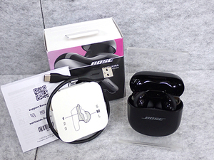 【中古 良品】Bose QuietComfort Ultra Earbuds ブラック ノイズキャンセリング ワイヤレス Bluetooth イヤホン(PEA709-2)