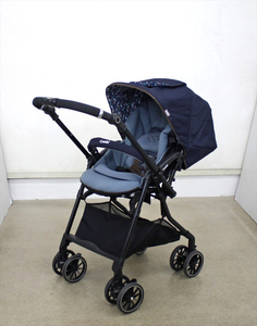  free shipping beautiful goods sgokaruα 4 Cath compact EG HT. Lynn bon navy light weight high seat post-natal 1 months ~ cleaning settled 