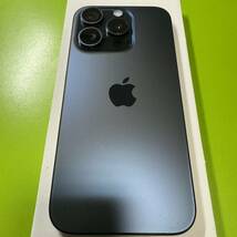【未使用】 SIMフリー 海外版 Apple iPhone 15 pro 256GB ブルーチタニウム A2848 ほぼ新品 本体のみ シャッター音消音 eSIM 5Gミリ波対応_画像1