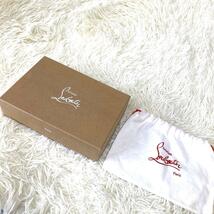 付属品完備/美品●Christian Louboutin ルブタン メンズ 長財布 ラウンドファスナー パネトーネ スタッズ 本革 レザー 黒 ブラック_画像10