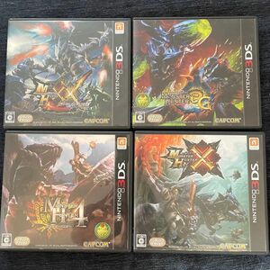 3DS モンスターハンター4本セット ダブルクロス クロス 3G 4