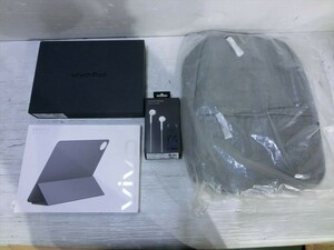 T【D4-18】【140サイズ】一部未開封/Vivo pad2 12.1インチ 8/256GB グレー/イヤホン・バッグ付/通電可/※動作未確認