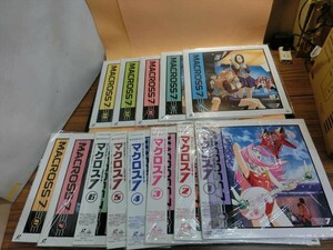 T[re4-53][80 size ]^ not yet inspection goods /LD/ Macross 7 TV series 1~13 all volume set / laser disk / anime /* scratch * dirt have 