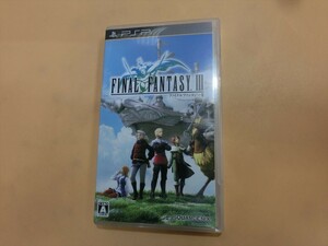 T【オ5-17】【送料無料】PSP final fantasy iii ファイナルファンタジー 3 ゲームソフト/スクエアエニックス FF/※傷汚れ有