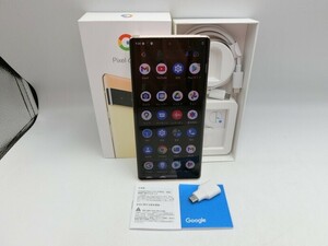 T【ヨ4-62】【60サイズ】▲Google Pixel 6 Pro GF5KQ 128GB 判定- simフリー/簡易動作確認済/※スレ傷・汚れ有