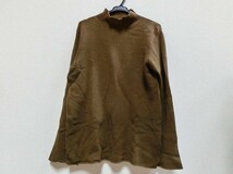 T【ロ4-39】【60サイズ】▲ローブドシャンブル コムデギャルソン/カシミヤ混 ハイネックニット/長袖/※タバコ臭・毛羽立ち・ヨレ有_画像1