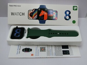 T【ヲ4-04】【60サイズ】▲美品/スマートウォッチ smart watch8 T900 pro max 45mm/ジャンク扱い/通電可