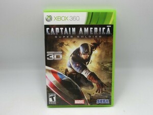 T【ヲ4-62】【送料無料】XBOX360 Captain America Super Soldier キャプテンアメリカ スーパーソルジャー ゲームソフト/※傷汚れ有