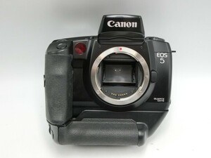 T【ウ5-05】【60サイズ】▲キヤノン/EOS 5 QUARTZ DATE 一眼レフ フィルムカメラ/ジャンク扱い/※傷・汚れ・べたつき有