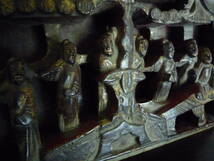 ★ 木彫 朝鮮時代の家の表札として購入した透かし彫り彫刻！_画像6