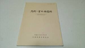 兵庫県文化財調査報告第370冊『茂利・宮の西遺跡』2010　兵庫県教育委員会