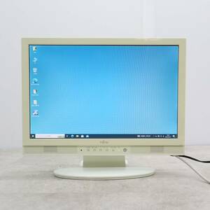 ^ price cut! l19 -inch wide liquid crystal monitor l Fujitsu VL-19WM1 PC for display l lustre liquid crystal speaker attaching #P2040