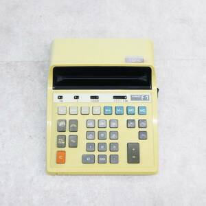 ◎昭和レトロ ジャンク ｜70ｓ 計算機 貴重｜CASIO カシオ F-1 ｜ 現状販売 黄ばみあり■P0005