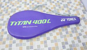 ▲ ｜硬式 テニスラケット パープル｜YONEX　ヨネックス Titan400C MID-SIZE PLUS 98sq.inch UL-1 45-55LBS｜ ■N6913