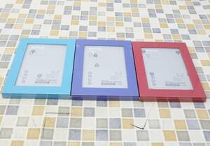 * unopened unused goods l13×18cm picture frame photo frame lIKEA Ikea NYTTJA red purple blue l #O7681