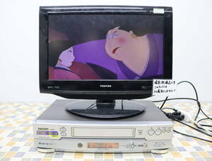 △ 99年製｜ビデオデッキ｜HITACHI 日立 7B-BF1 VHSデッキ｜ ビデオデッキ ジャンク 部品取り■O2026