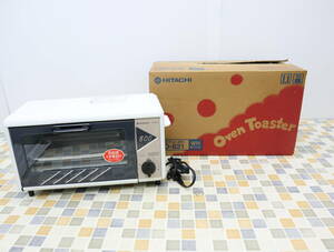 ^ Showa Retro l oven toaster 800WlHITACHI Hitachi TO-821 l white #O2318