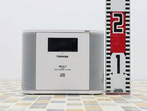 ◇ ｜CDラジオ 本体のみ FM/AM ｜TOSHIBA 東芝 TY-CDR7 CD-R/CD-RW コンパクトサイズ ｜ジャンク扱い アダプタ欠品 動作未チェック■N9138