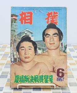 ∨ 古本 雑誌 レア 希少｜相撲 6月号 昭和32年 6月15日発行 P230｜ ｜ 1957年 ■N9043