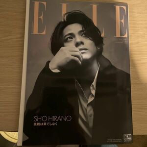 平野紫耀　雑誌　ELLE JAPON 表紙