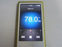 Apple iPod nano 第7世代 16GB A1446 MD476J イエロー_画像5