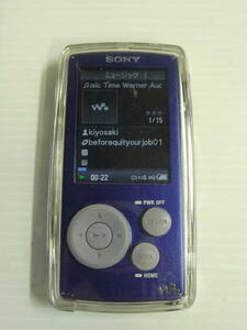 SONY ソニー Walkman ウォークマン NW-A808 8GB クリアケース付 ブルー