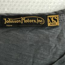 USA製★ジョンソンモータース/Johnson Motors★プリントTシャツ【USA-XS/メンズS-M程度/グレー】バイカー/Vintage/アメカジ/Tops◆BH721_画像5