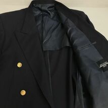 訳あり品★モダリトルノ/MODA RITORNO JUNIOR★春秋/ウール/ダブルジャケット/紺ブレザー【メンズM/紺/navy】背抜き仕様/Jacket◆BH721_画像8