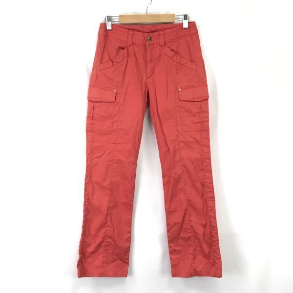 23区 SPORT★カーゴパンツ【レディースW61H89/股下74cm/赤/red】ゴルフ/スポーツ/カラーデニム/ニジュウサンク/ズボン/Trouser◆BH724